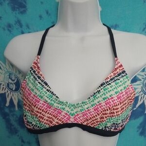 Athleta Multicolor Bikini Top Sz 34 B/C